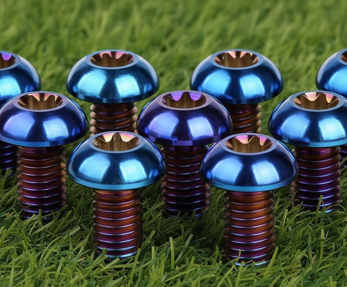 Titanium Bolts 6Pc M5x10